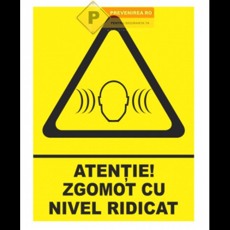 Indicator pentru zgomot ridicat